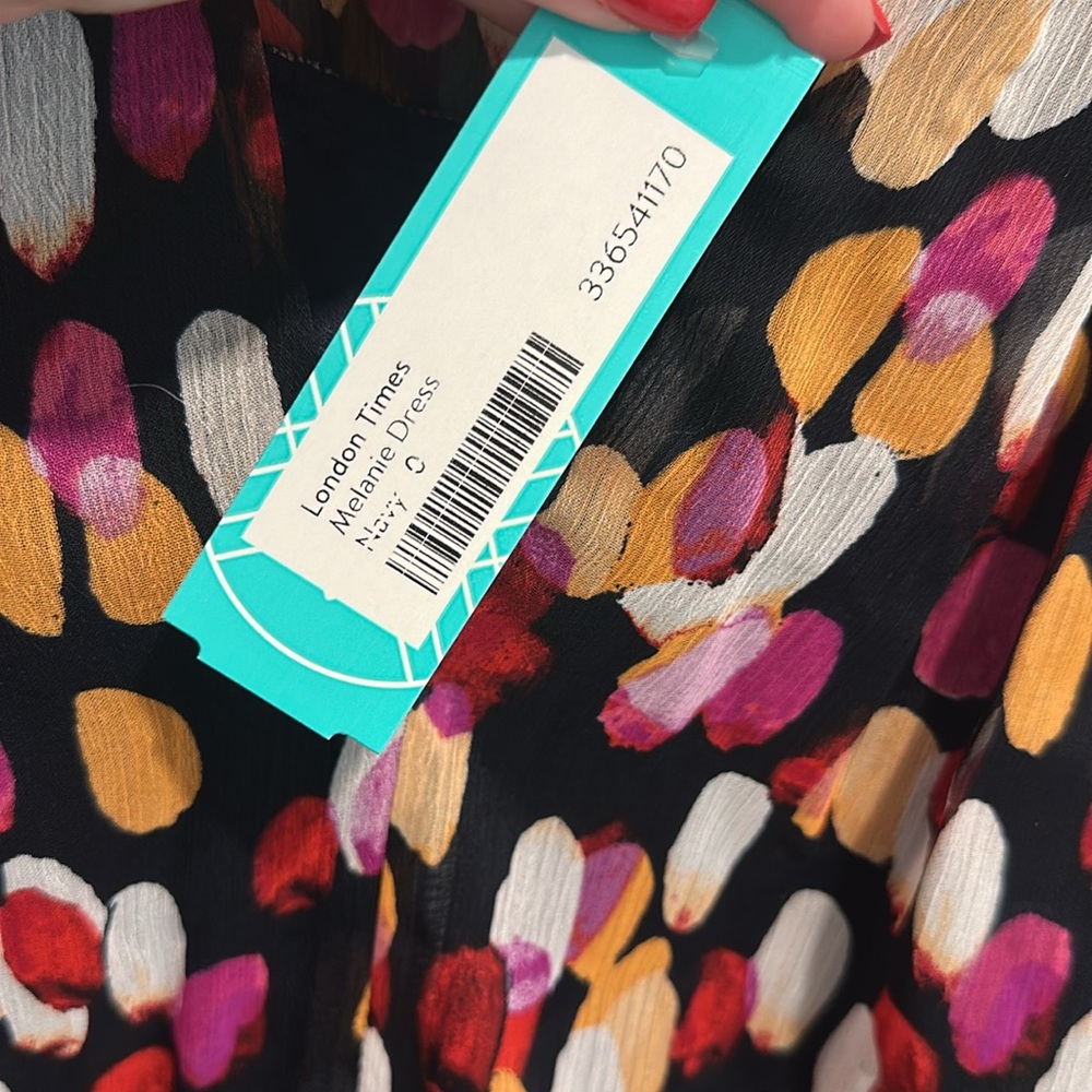 NWT Longsleeve Colorful Dress - Picture 3 of 7